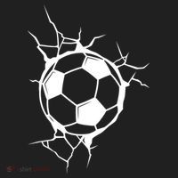 Soccer Ball Crashing Into Wall Women's Sweatshirt thumb 2