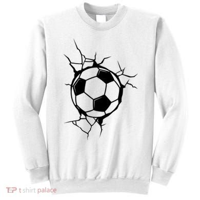 Soccer Ball Crashing Into Wall Sweatshirt