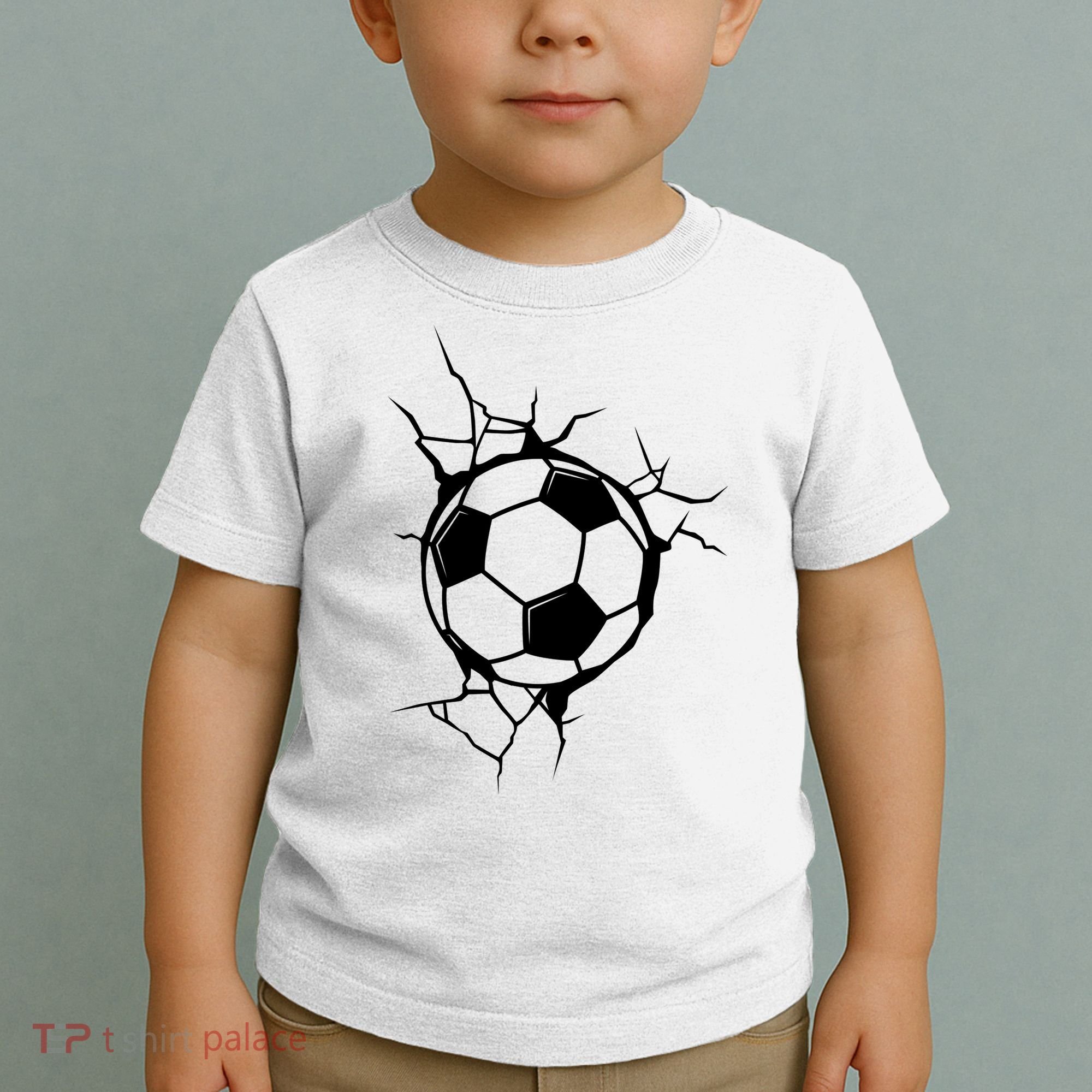 Soccer Ball Crashing Into Wall Toddler T-Shirt