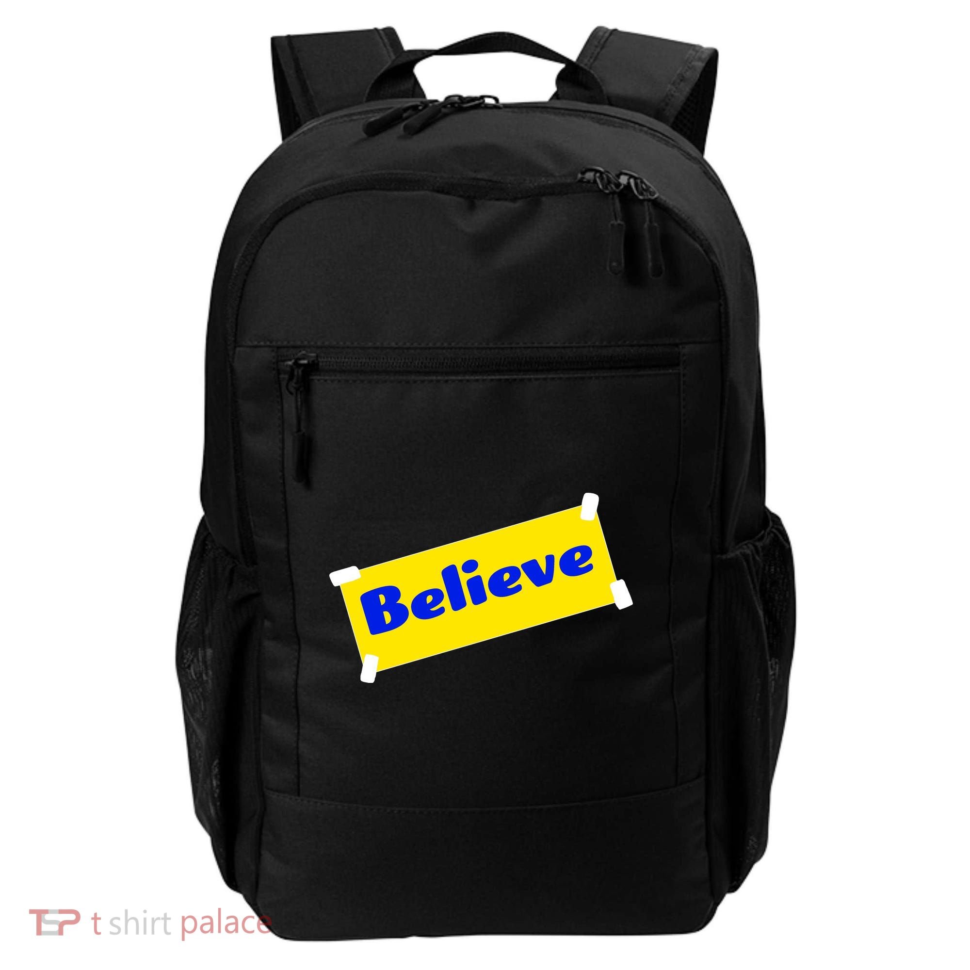 Soccer Believe Faith Coach Backpack