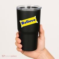 Soccer Believe Faith Coach Tumbler thumb 2