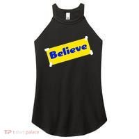Soccer Believe Faith Coach Women's Perfect Tri Rocker Tank thumb 0