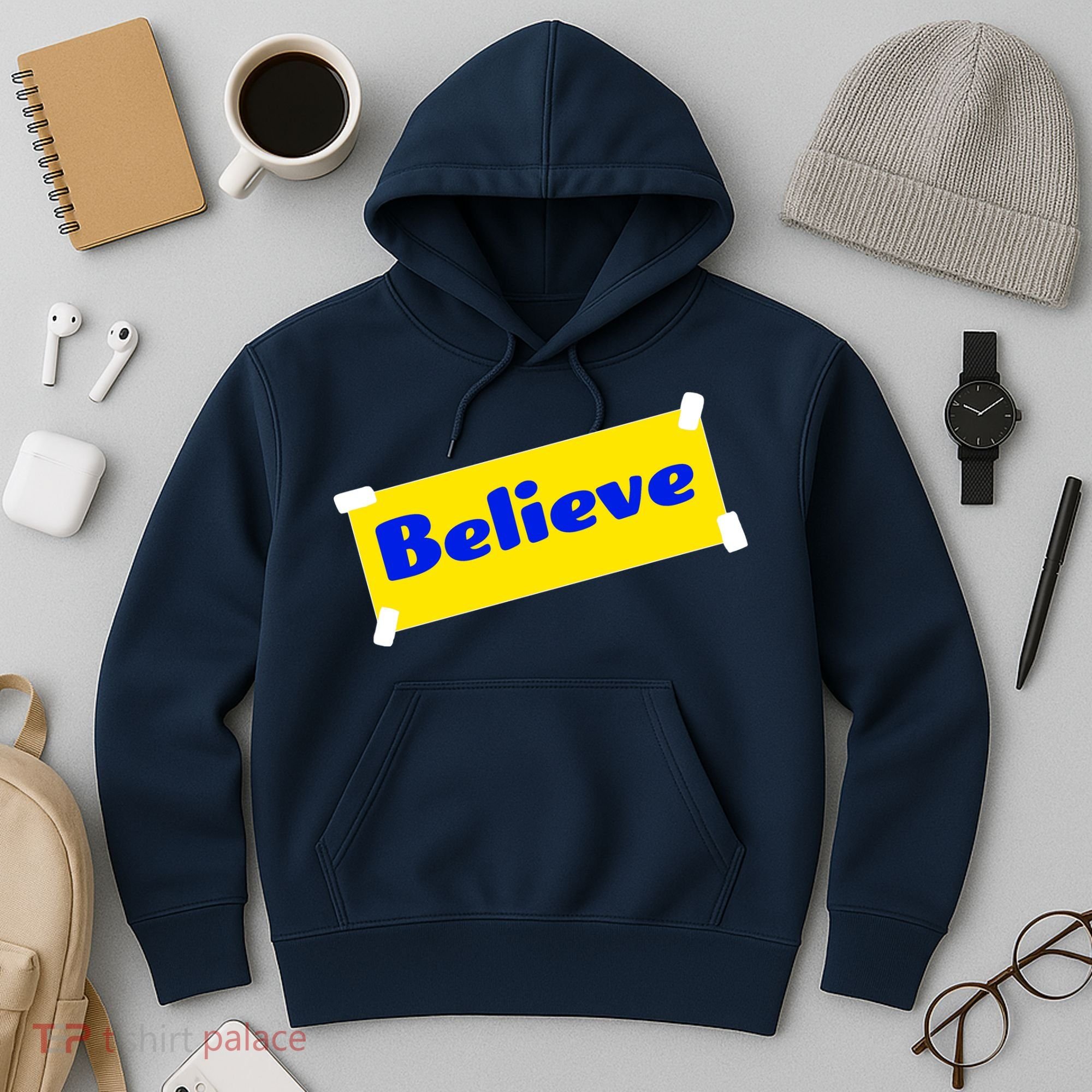 Soccer Believe Faith Coach Hoodie