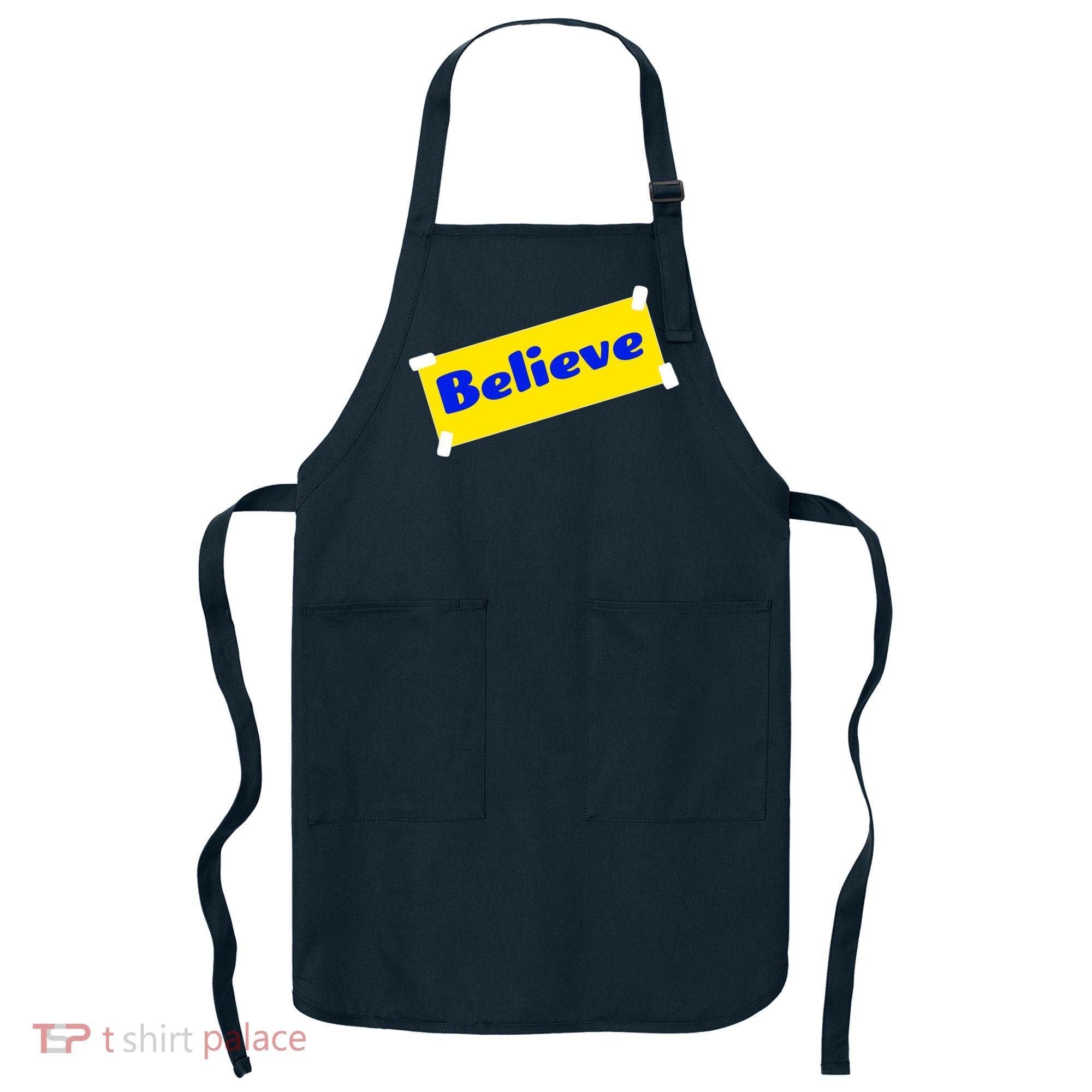 Soccer Believe Faith Coach Apron