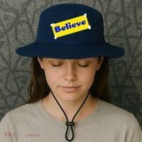 Soccer Believe Faith Coach Bucket Hat thumb 3