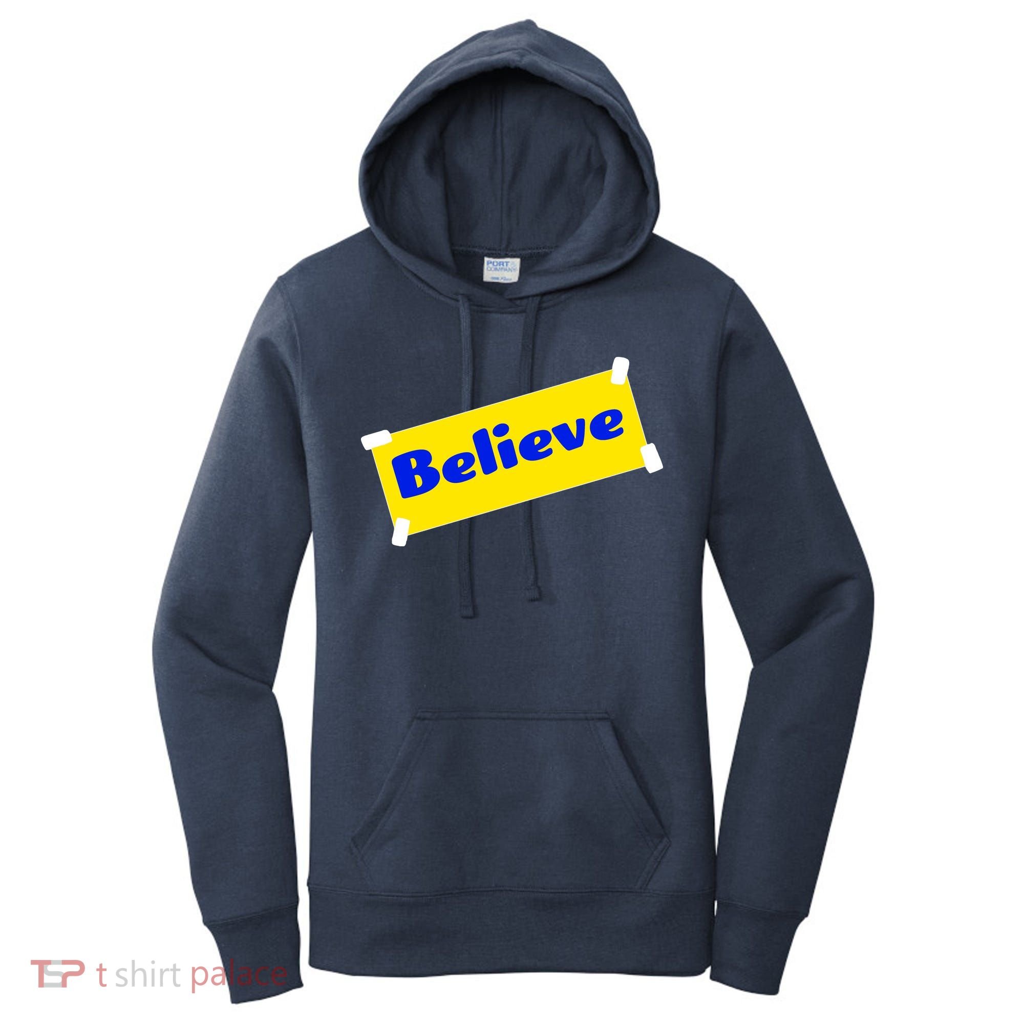 Soccer Believe Faith Coach Women's Hoodie