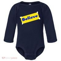 Soccer Believe Faith Coach Baby Long Sleeve Bodysuit thumb 0