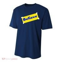 Soccer Believe Faith Coach Youth Performance Sprint T-Shirt thumb 0