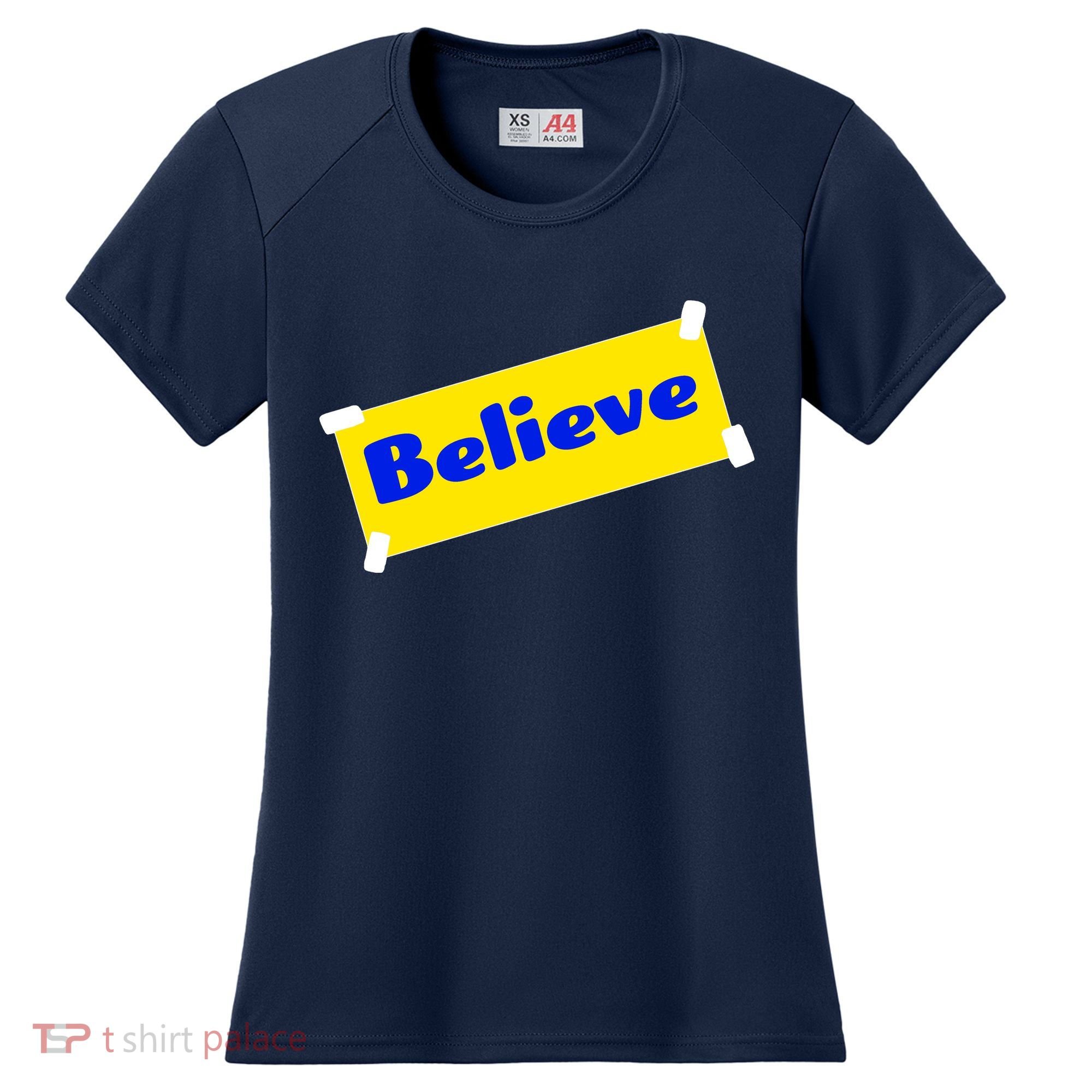 Soccer Believe Faith Coach Women's Cooling Performance Crew T-Shirt