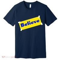 Soccer Believe Faith Coach Premium T-Shirt thumb 0