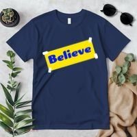 Soccer Believe Faith Coach Premium T-Shirt thumb 2