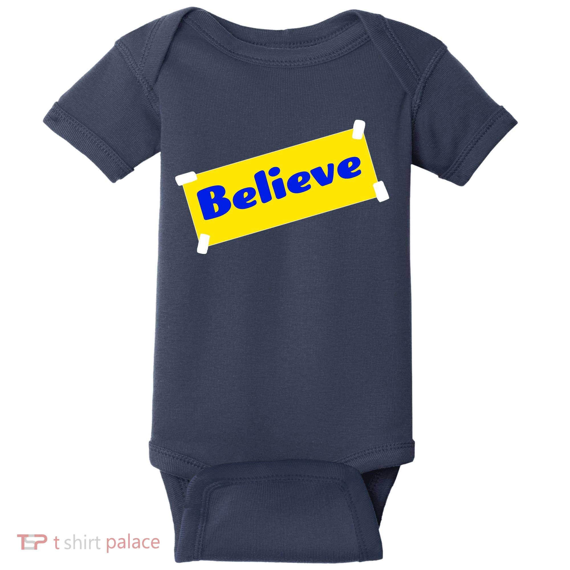 Soccer Believe Faith Coach Baby Bodysuit