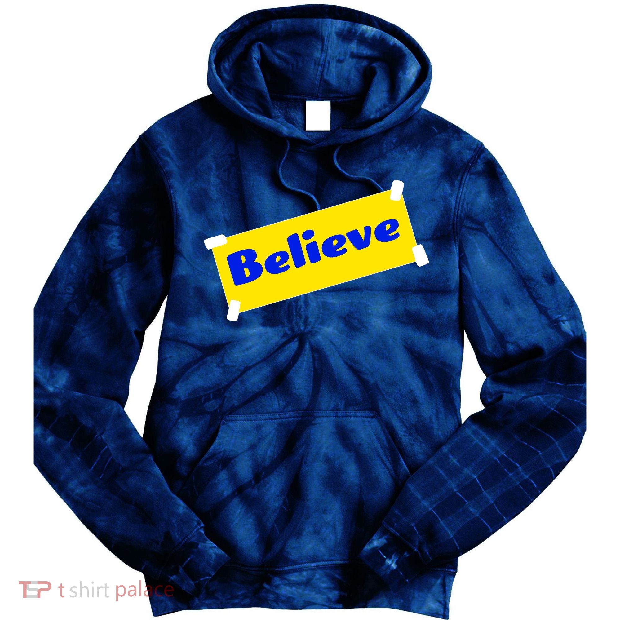 Soccer Believe Faith Coach Tie Dye Hoodie