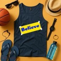 Soccer Believe Faith Coach Tank Top thumb 4
