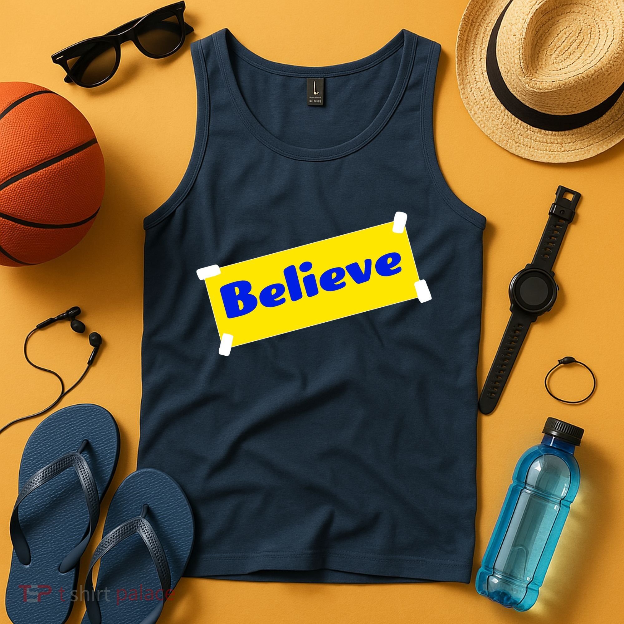 Soccer Believe Faith Coach Tank Top