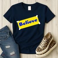 Soccer Believe Faith Coach Women's T-Shirt thumb 3