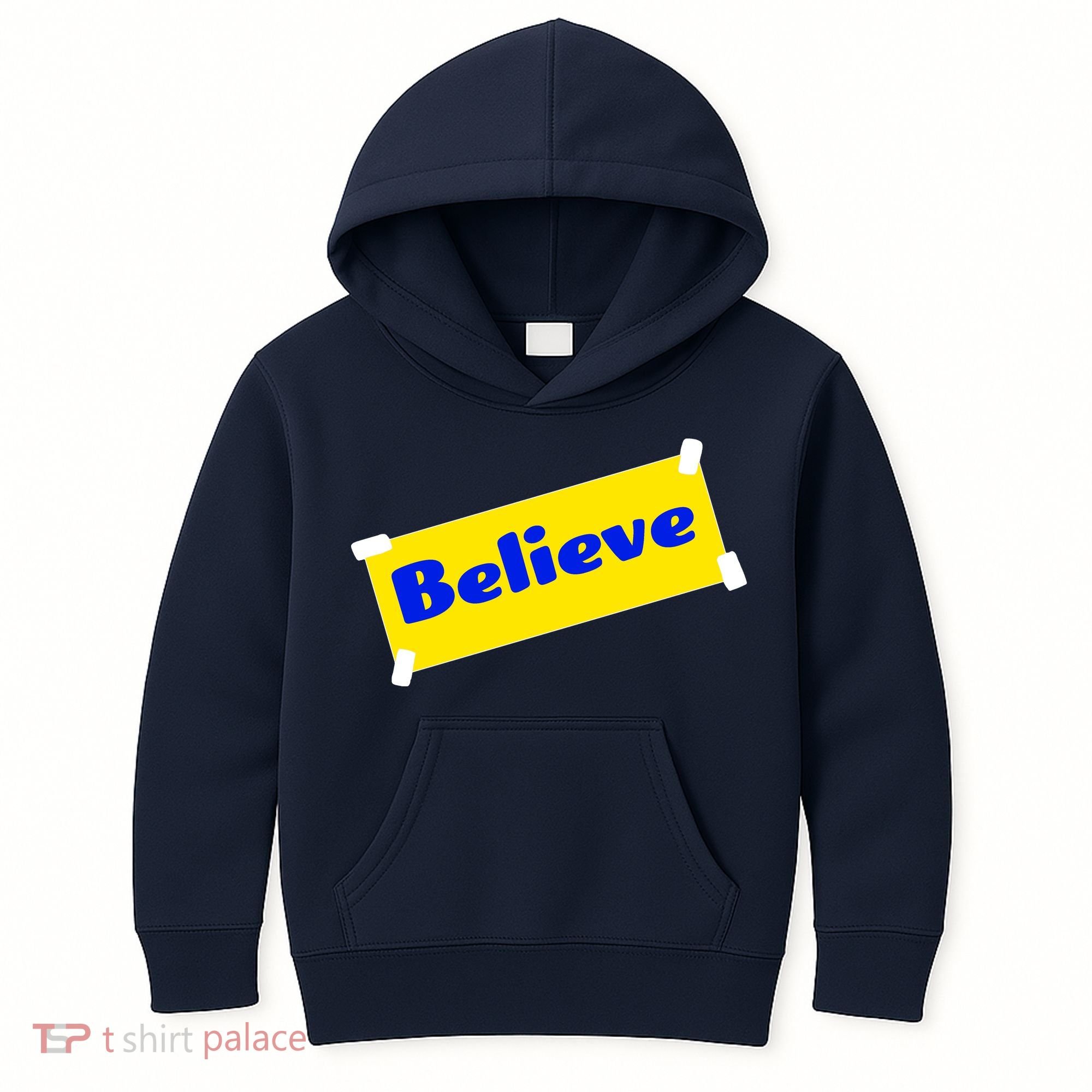 Soccer Believe Faith Coach Kids Hoodie