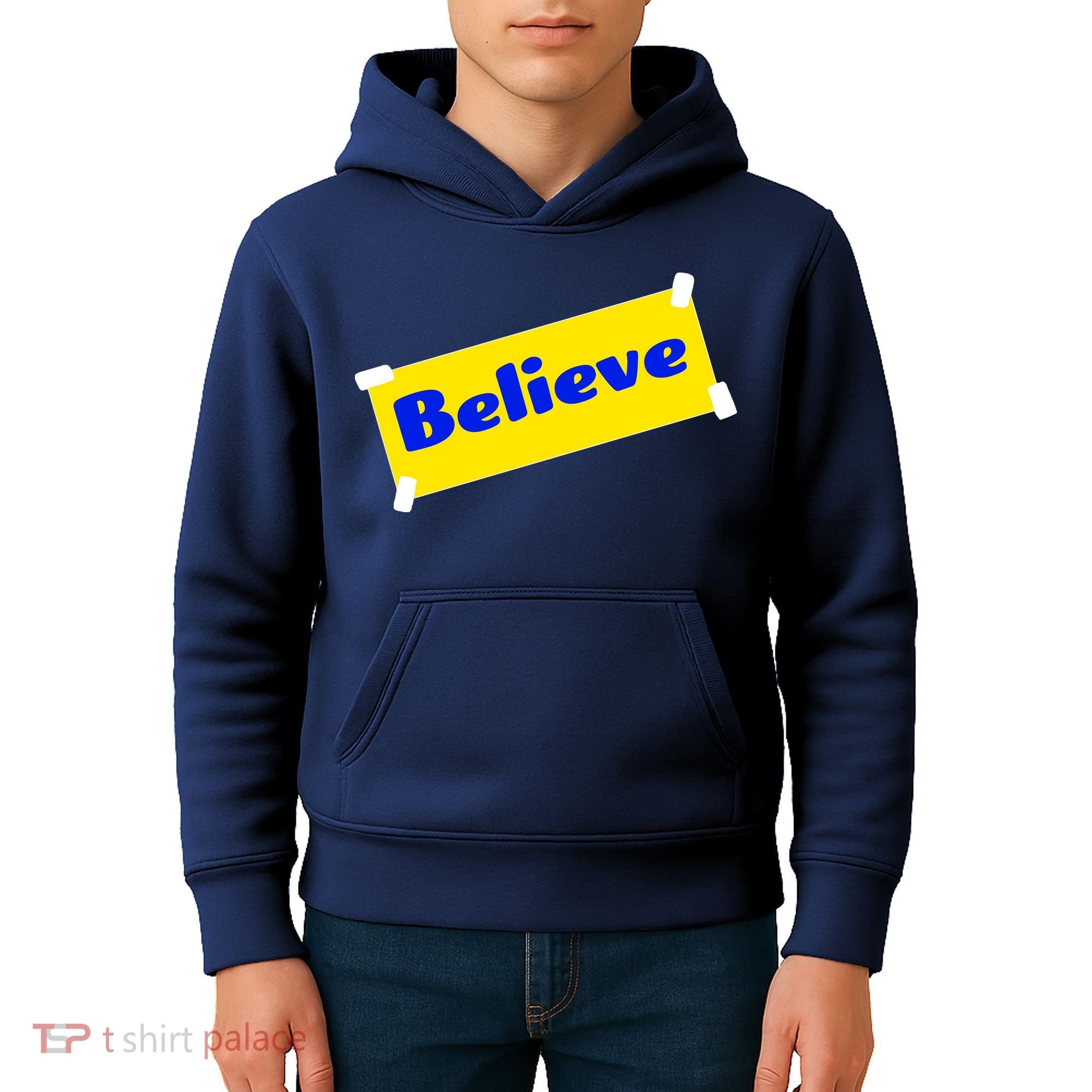 Soccer Believe Faith Coach Kids Hoodie