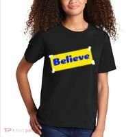Soccer Believe Faith Coach Kids T-Shirt thumb 2