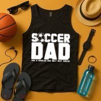 Soccer Dad Like A Regular Dad But Way Cooler Tank Top thumb 4