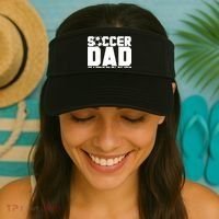 Soccer Dad Like A Regular Dad But Way Cooler Visor thumb 2