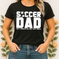Soccer Dad Like A Regular Dad But Way Cooler Women's T-Shirt thumb 2