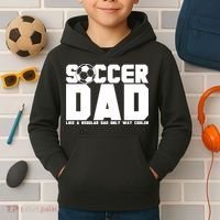 Soccer Dad Like A Regular Dad But Way Cooler Kids Hoodie thumb 2