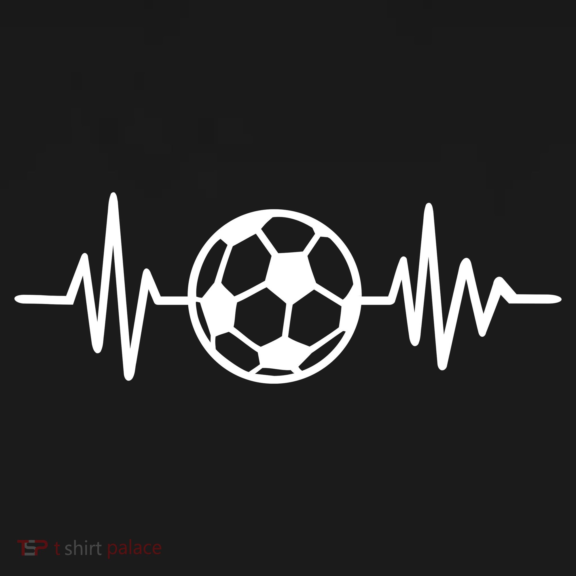 Soccer Futbol Heartbeat Pulse Button