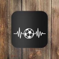 Soccer Futbol Heartbeat Pulse Coaster thumb 0