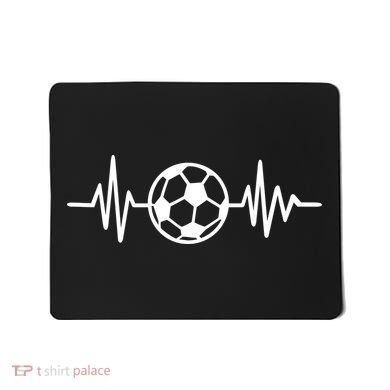Soccer Futbol Heartbeat Pulse Mousepad