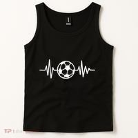Soccer Futbol Heartbeat Pulse Tank Top thumb 2