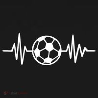 Soccer Futbol Heartbeat Pulse Women's T-Shirt thumb 6