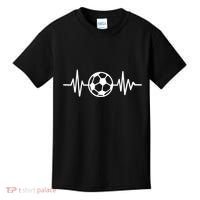 Soccer Futbol Heartbeat Pulse Kids T-Shirt thumb 0