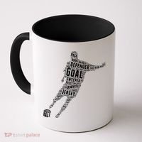 Soccer Futbol Player Word Art Coffee Mug thumb 0