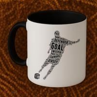 Soccer Futbol Player Word Art Coffee Mug thumb 2