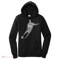 Soccer Futbol Player Word Art Women's Hoodie thumb 0