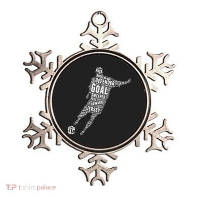 Soccer Futbol Player Word Art Ornament