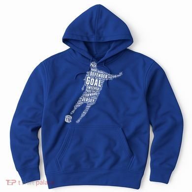 Soccer Futbol Player Word Art Hoodie