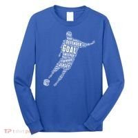Soccer Futbol Player Word Art Long Sleeve Shirt thumb 0