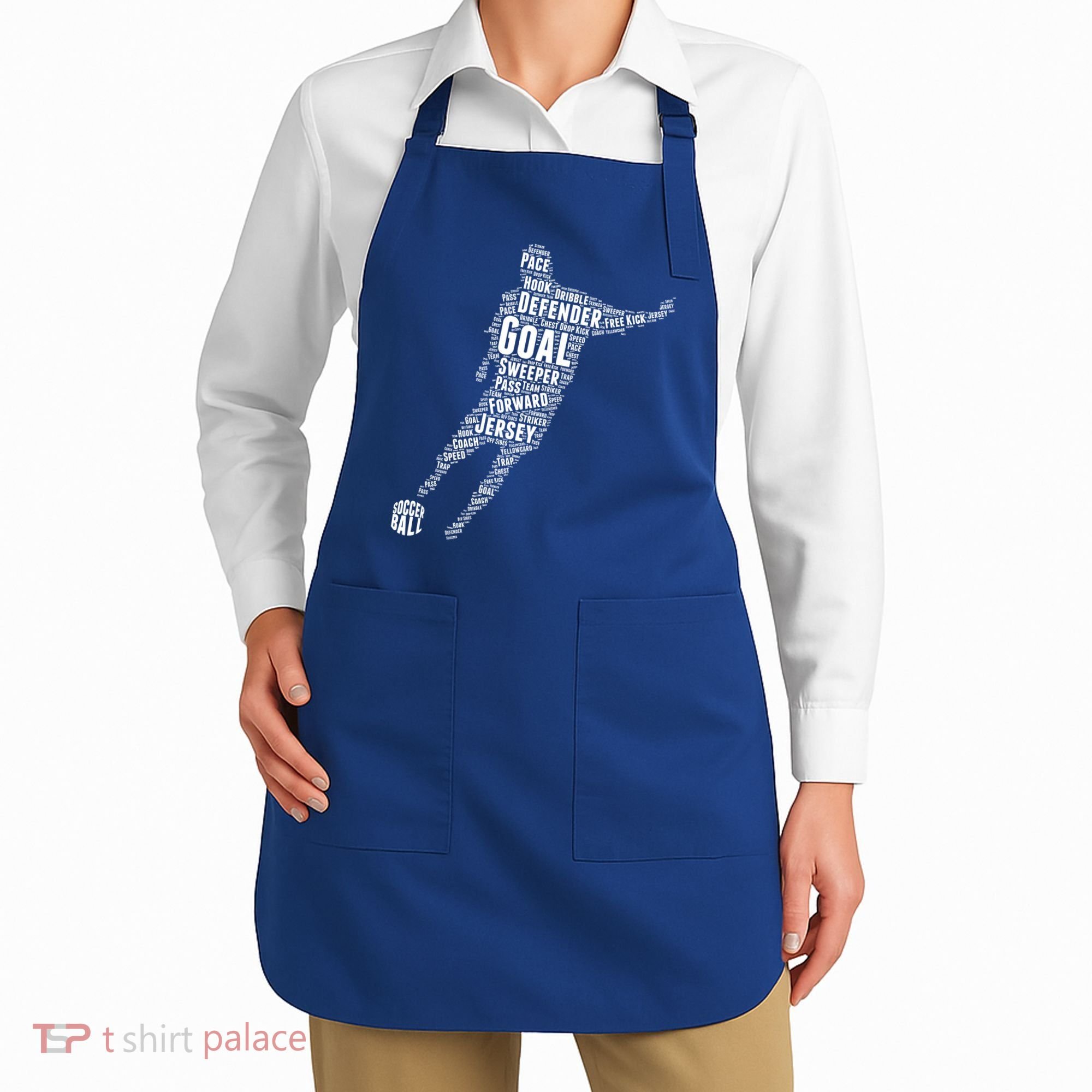Soccer Futbol Player Word Art Apron
