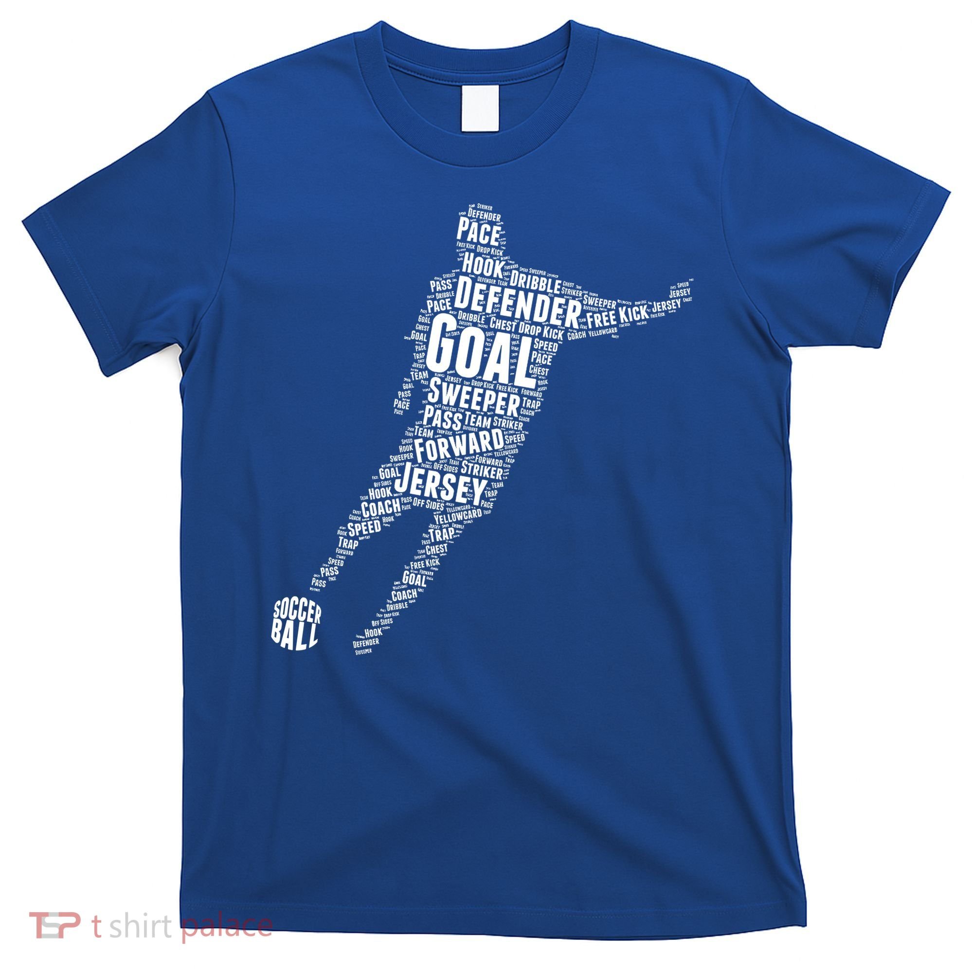 Soccer Futbol Player Word Art T-Shirt