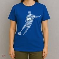 Soccer Futbol Player Word Art T-Shirt thumb 4