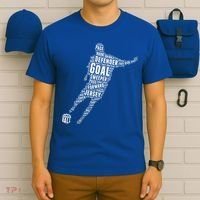 Soccer Futbol Player Word Art T-Shirt thumb 6