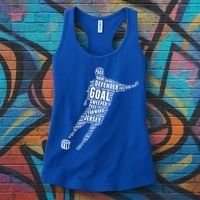 Soccer Futbol Player Word Art Women's Tank Top thumb 3