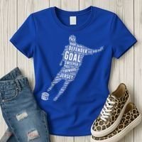 Soccer Futbol Player Word Art Women's T-Shirt thumb 3