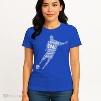 Soccer Futbol Player Word Art Women's T-Shirt thumb 4