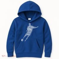 Soccer Futbol Player Word Art Kids Hoodie thumb 0