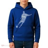 Soccer Futbol Player Word Art Kids Hoodie thumb 4