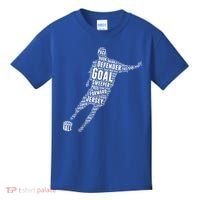 Soccer Futbol Player Word Art Kids T-Shirt thumb 0