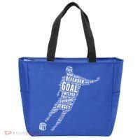 Soccer Futbol Player Word Art Tote Bag thumb 0